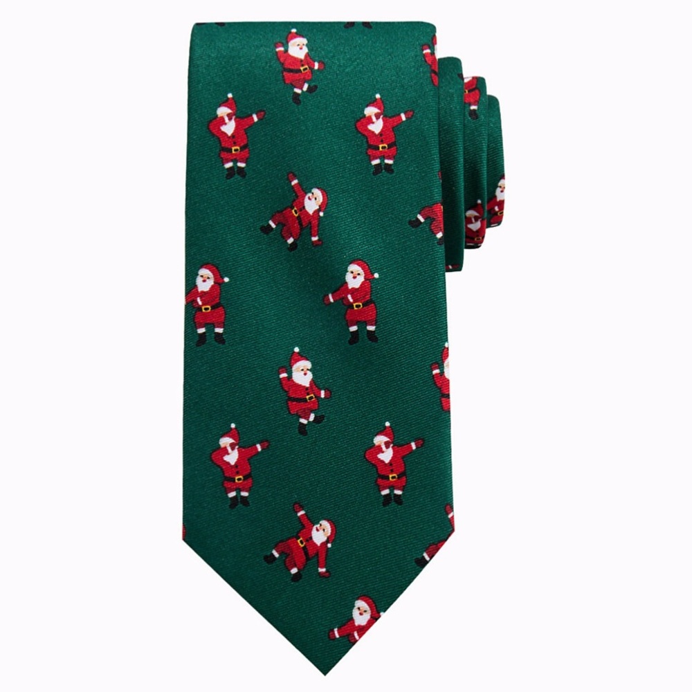 St. Nicholas Square Santa Christmas Holiday Party Tie